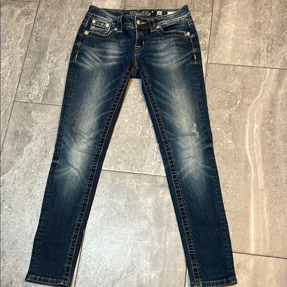 Miss Me Signature Rise Ankle Skinny Jeans